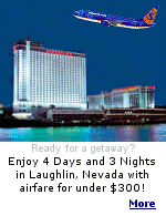 Riverside Casino Resort in Laughlin, Nevada has partnered with Sun Country Airlines to offer great hotel and airfare packages from several U.S. cities. Click to learn more.